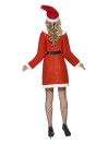 Jõulvana abiline punases kleidis