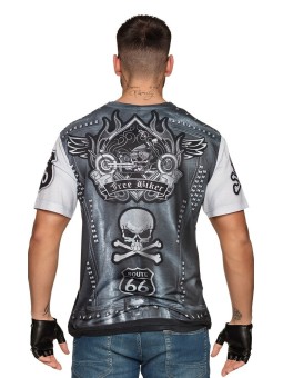 T-särk baiker/rokkar meeste M