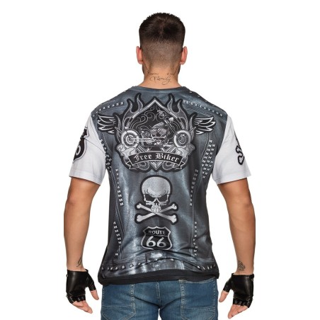 T-särk baiker/rokkar meeste M