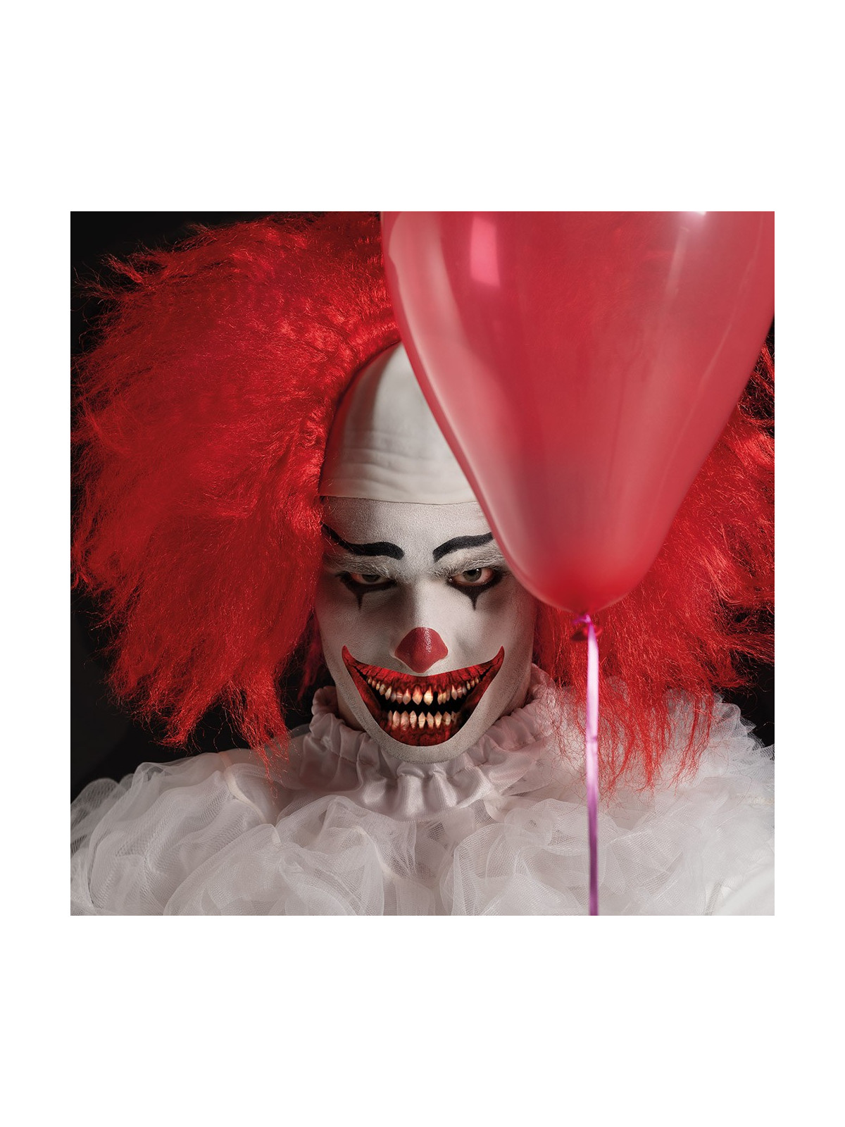 Näovärvide komplekt klounile suukleepsuga