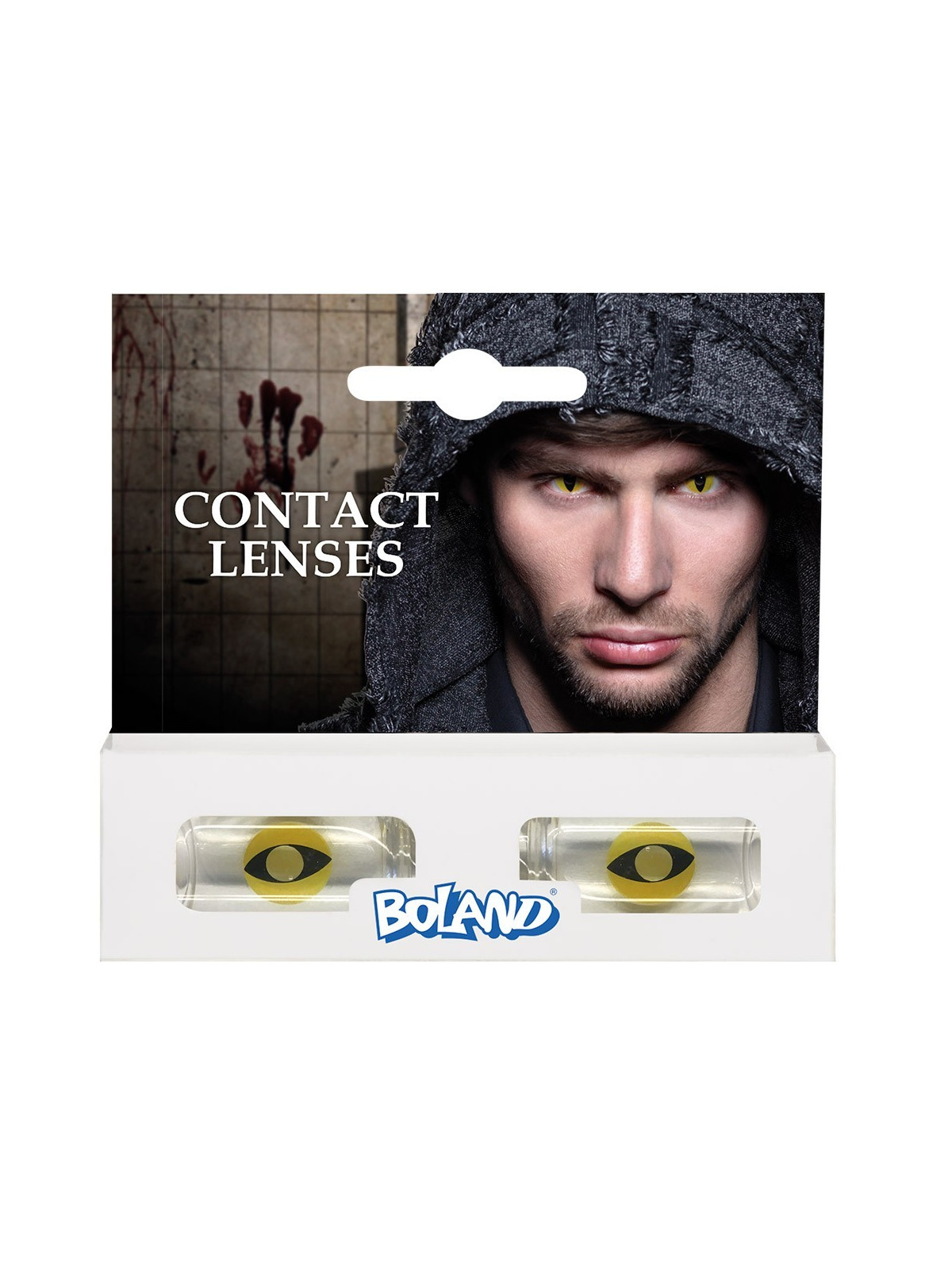 Kolme kuu läätsed kollane mandlisilm