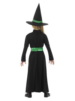 Laste nõia kleit rohelise lindiga M