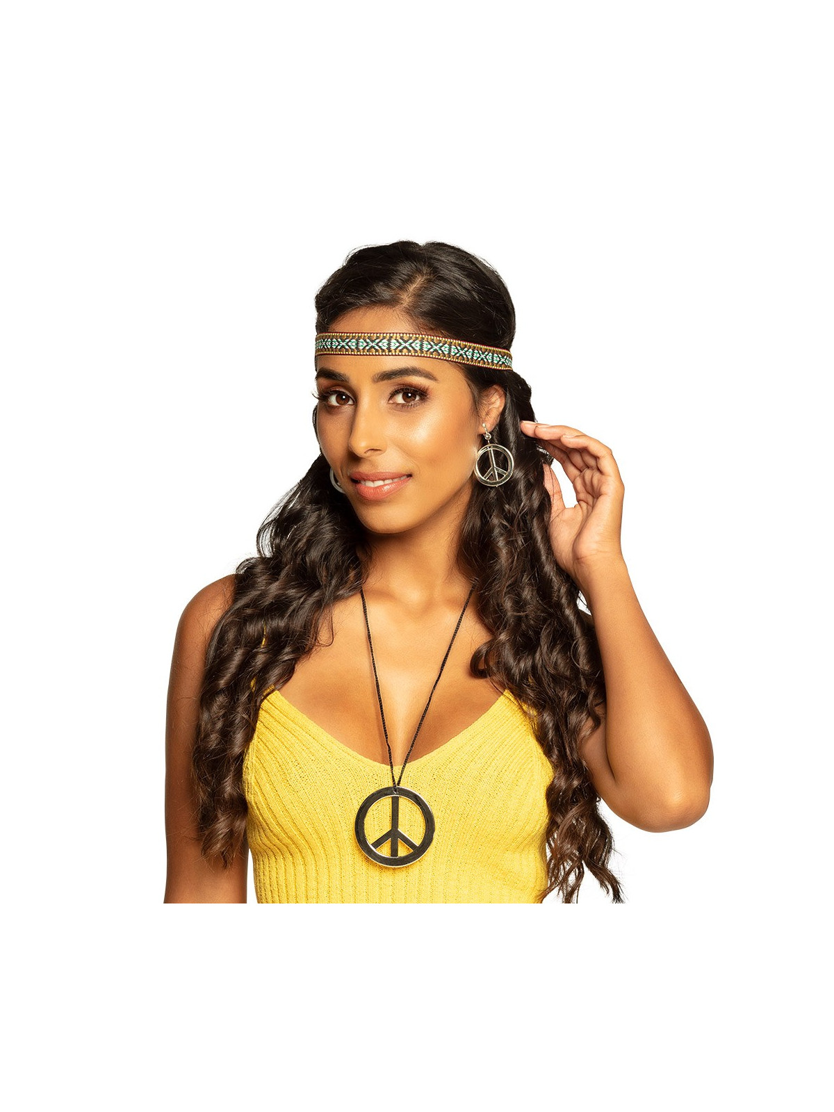 Hipi komplekt mustrilise peapaelaga