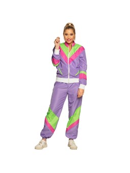 Naiste retro dress lilla L