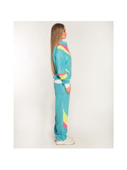 Naiste neoonsinine retro dress XL