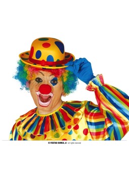 Klouni kollane mummuline kübar