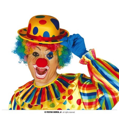 Klouni kollane mummuline kübar