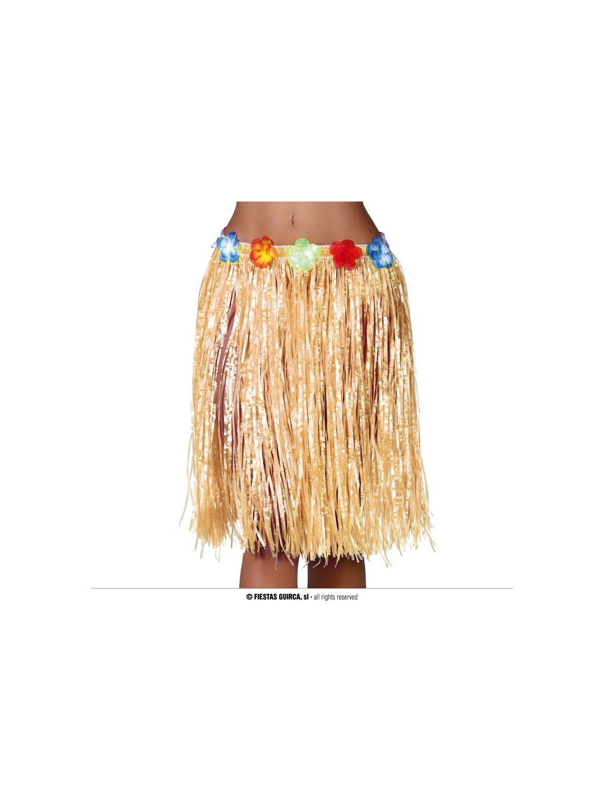 Hawaii seelik naturaalne lilledega 50cm