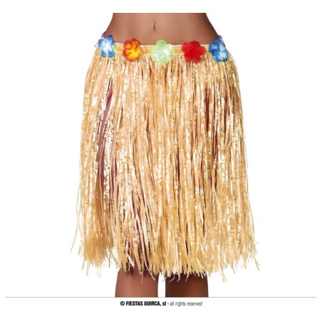 Hawaii seelik naturaalne lilledega 50cm