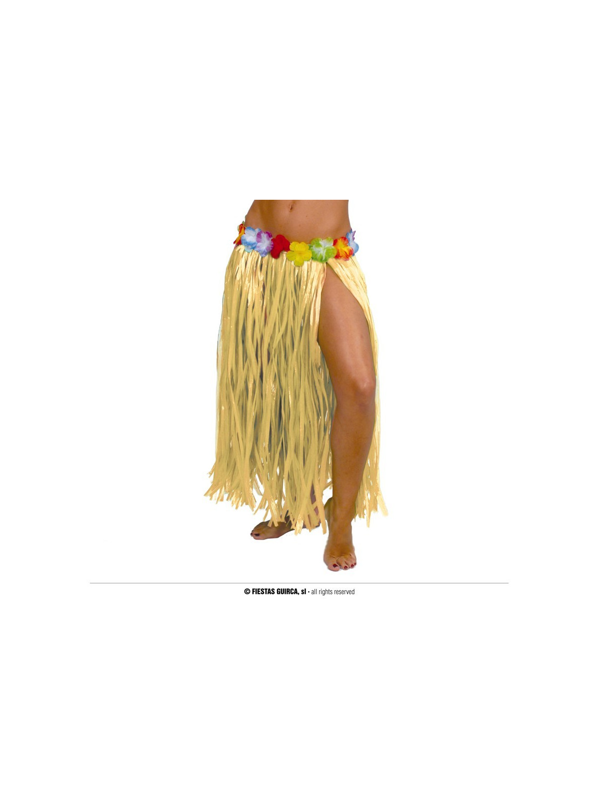 Hawaii seelik naturaalne lilledega 75cm
