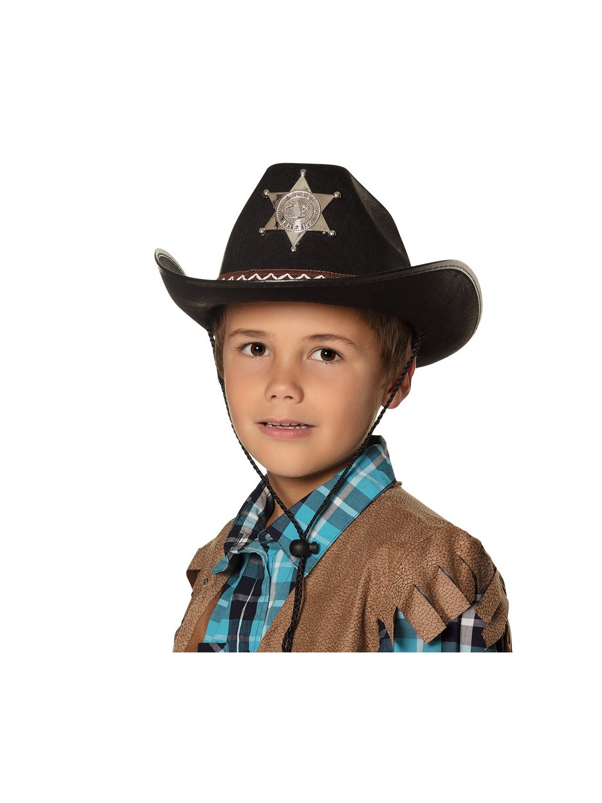 Laste kauboi serifi müts