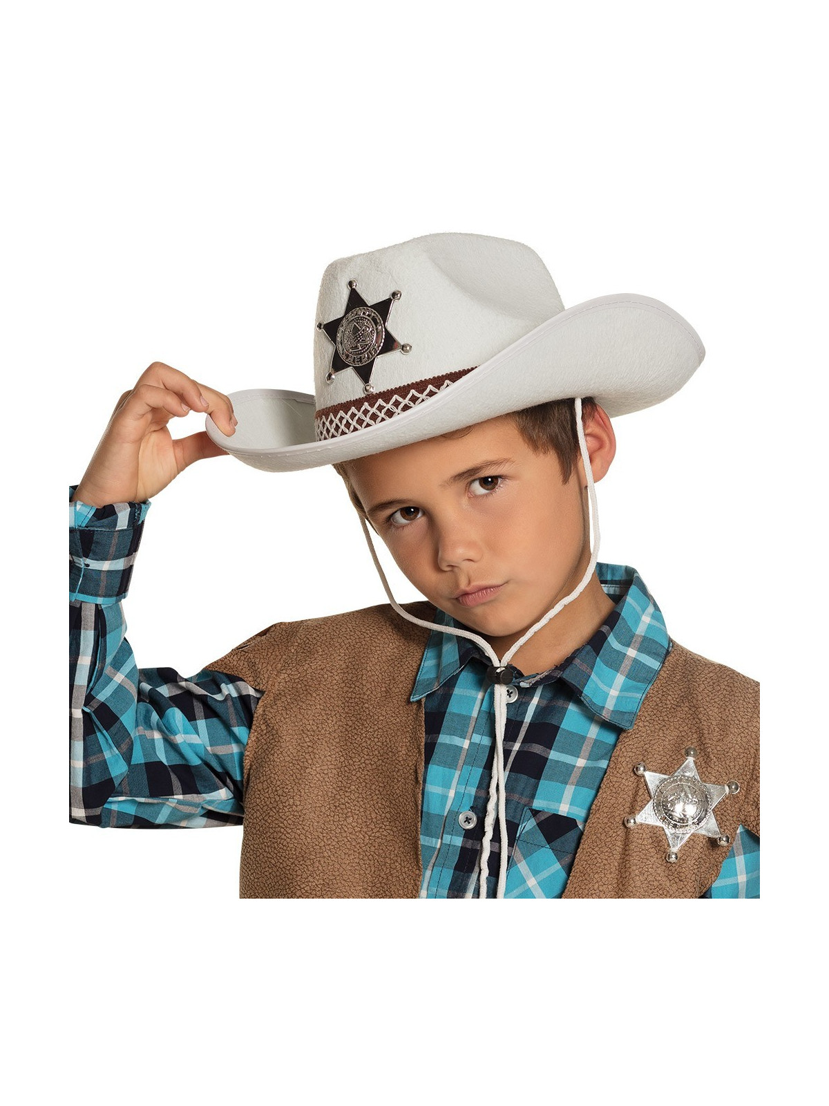 Laste kauboi serifi müts