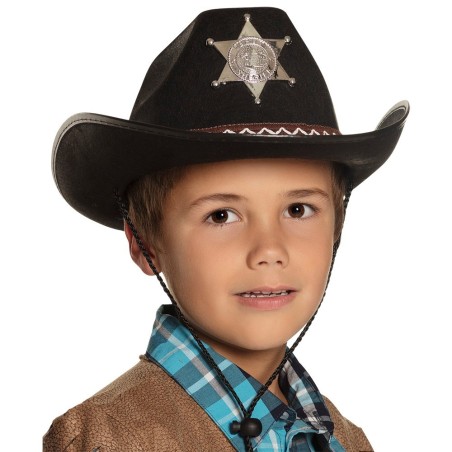 Laste kauboi serifi müts