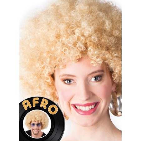 Afro parukas blond