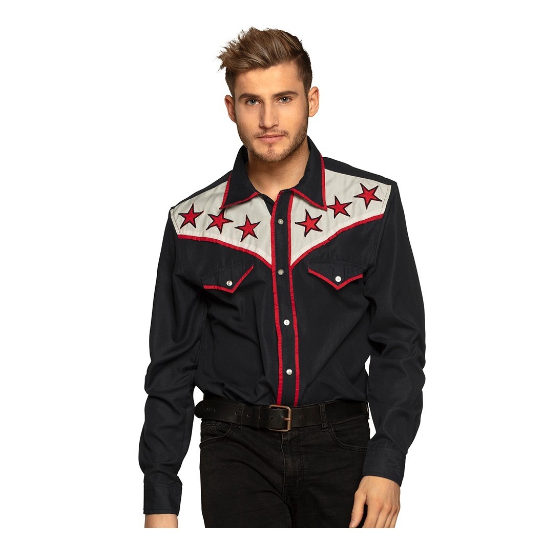 Rodeo Kauboi särk tähekestega L