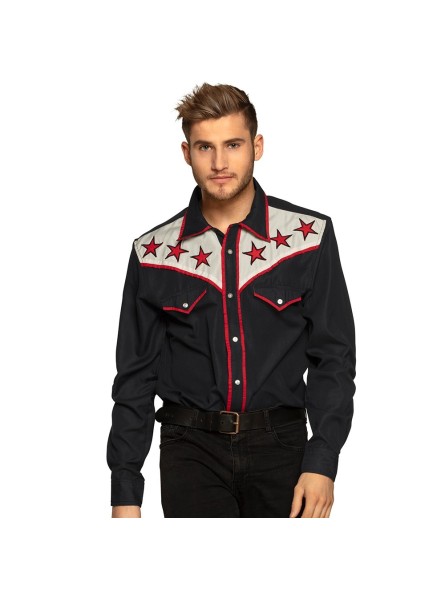 Rodeo Kauboi särk tähekestega M