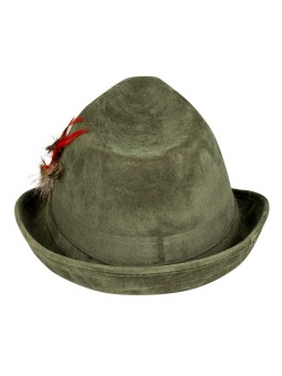 Oktooberfesti roheline sametine müts