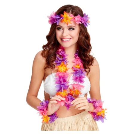 Hawaii tumekirju komplekt pähe, kätele ja kaela