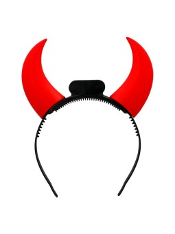 Saatana LED tuledega punased sarved