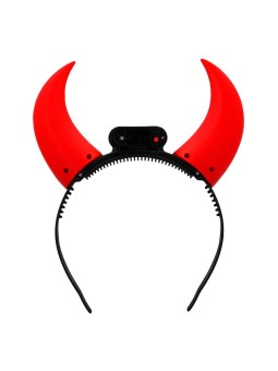 Saatana LED tuledega punased sarved