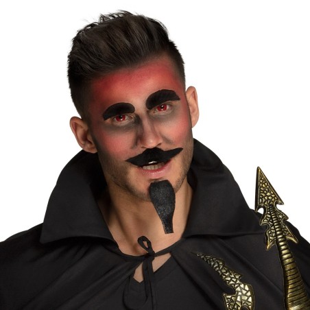 Saatana kulmud, vunts ja habe