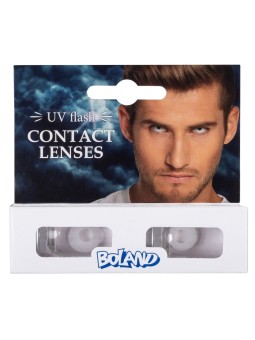 UV pimedas helendavad läätsed