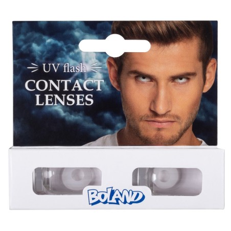 UV pimedas helendavad läätsed