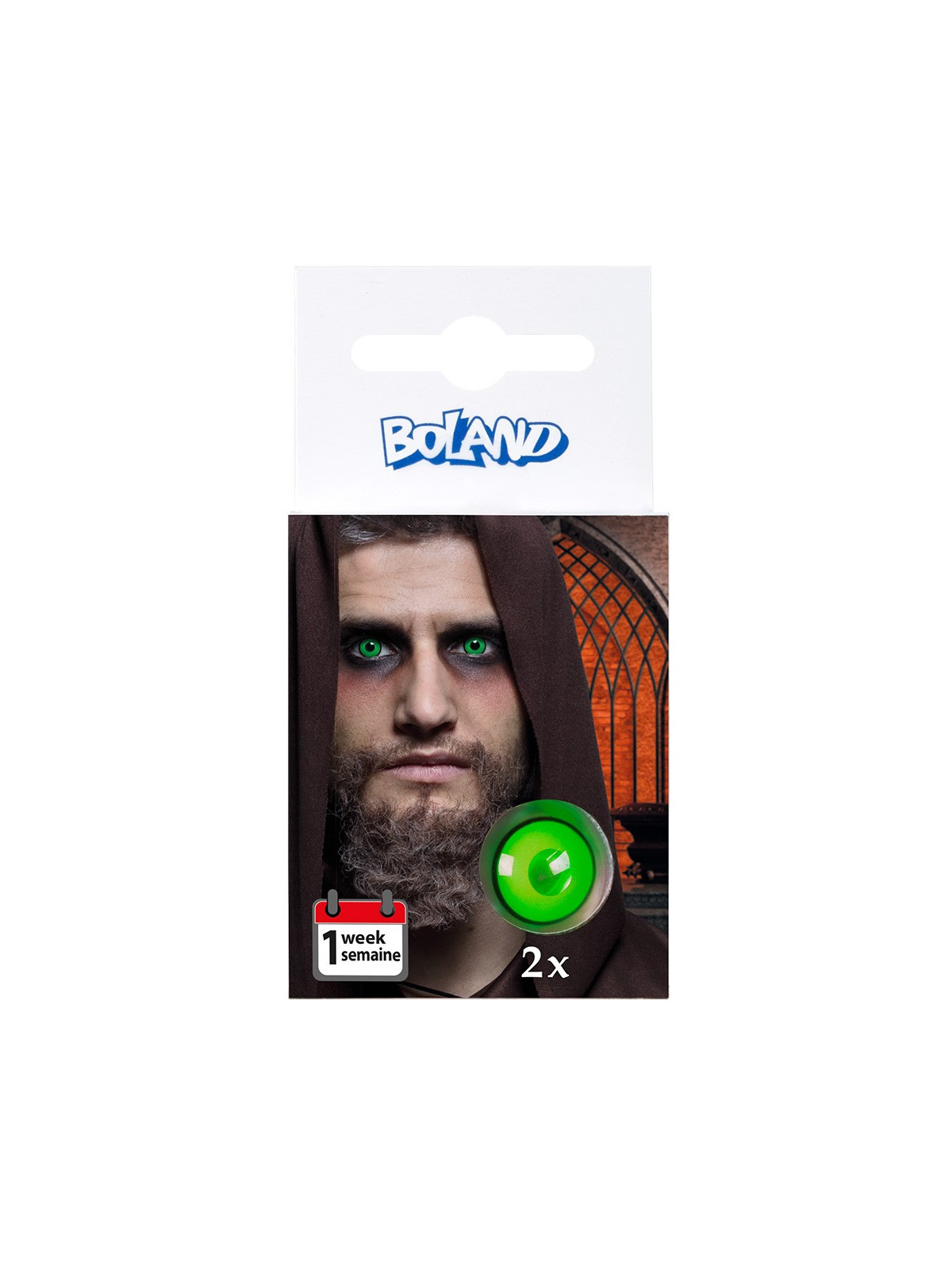 Rohelised musta ringiga läätsed