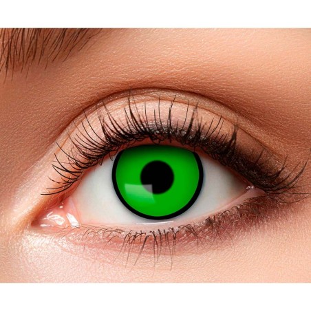 Rohelised musta ringiga läätsed