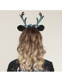 Glitter tumdate jõudude hirve sarved