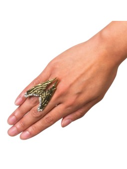 Inglitiibadega sõrmus