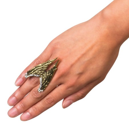 Inglitiibadega sõrmus