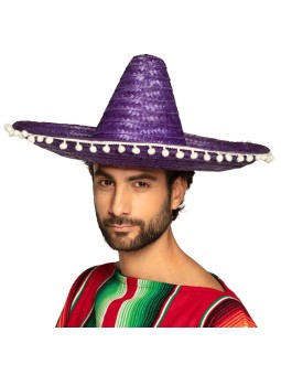 Sombreero erinevad värvid tuttidega ääres