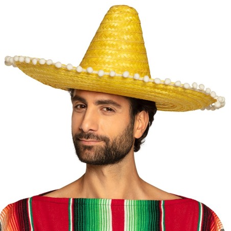 Sombreero erinevad värvid tuttidega ääres