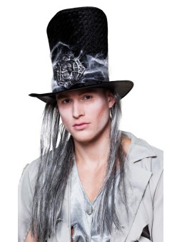 Must sametine torukübar pealuu embleemi ja juustega