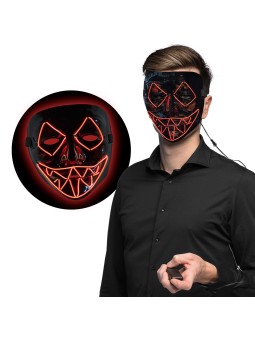 Punaste LED tuledega killer mask