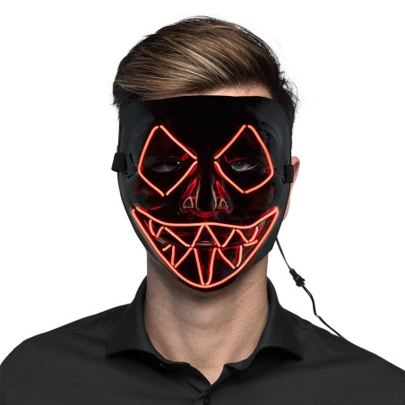 Punaste LED tuledega killer mask