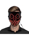 Punaste LED tuledega killer mask