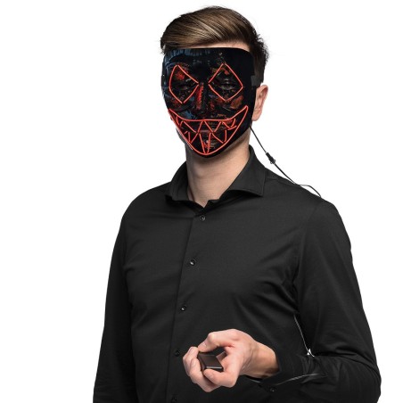 Punaste LED tuledega killer mask
