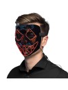 Punaste LED tuledega killer mask