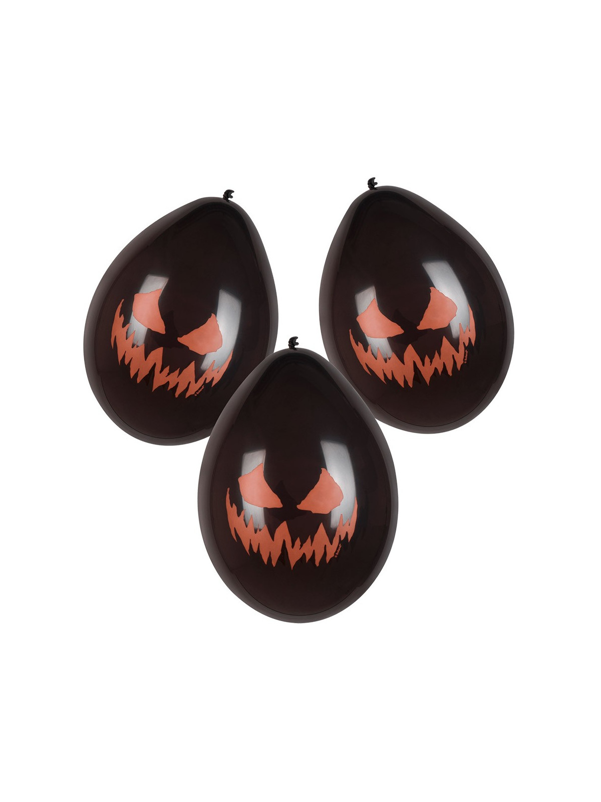 Mustad õhupallid jube kõrivitsa näoga