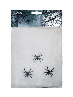 Valge ämbliku võrk 20gr, 3 ämblikuga