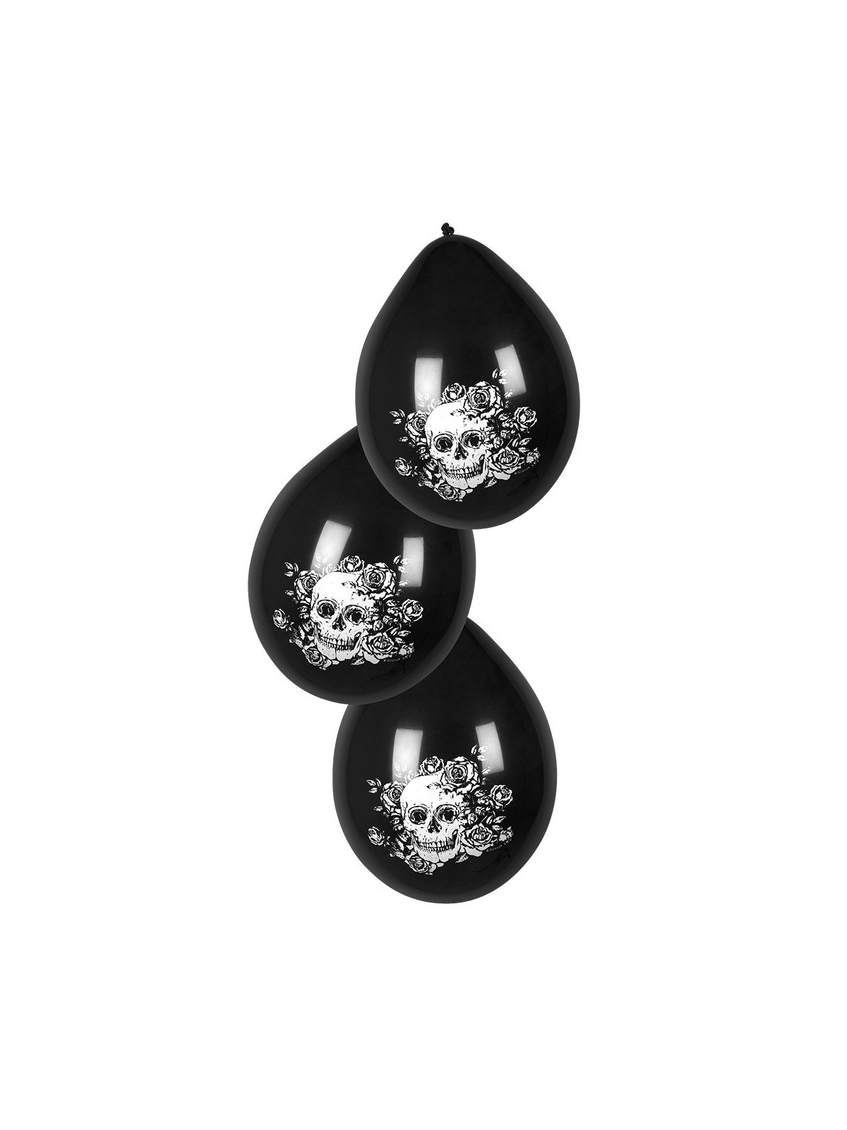 Mustad õhupallid Day of the dead pealuuga