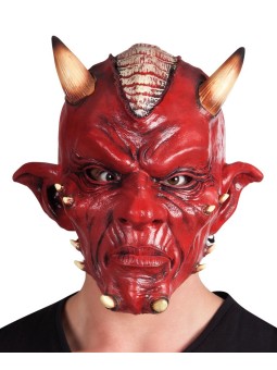 Lateks täismask saatan-delux