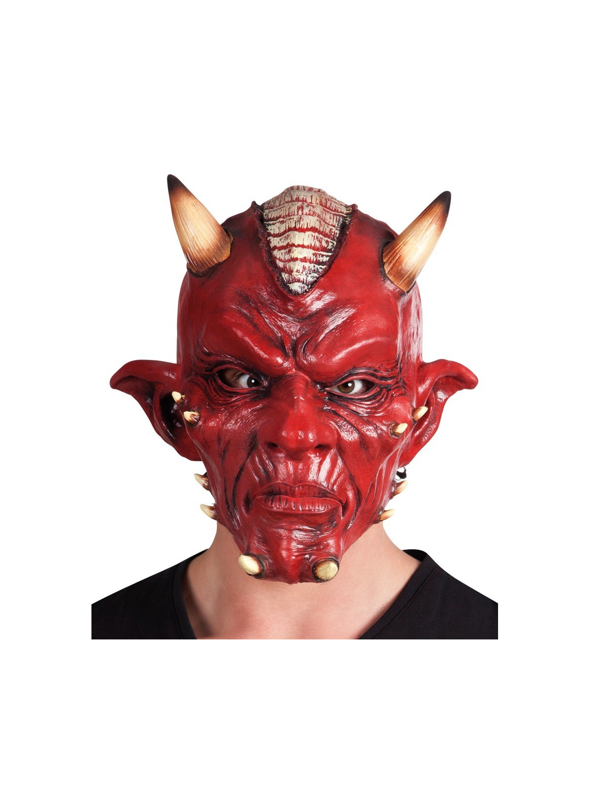 Lateks täismask saatan-delux