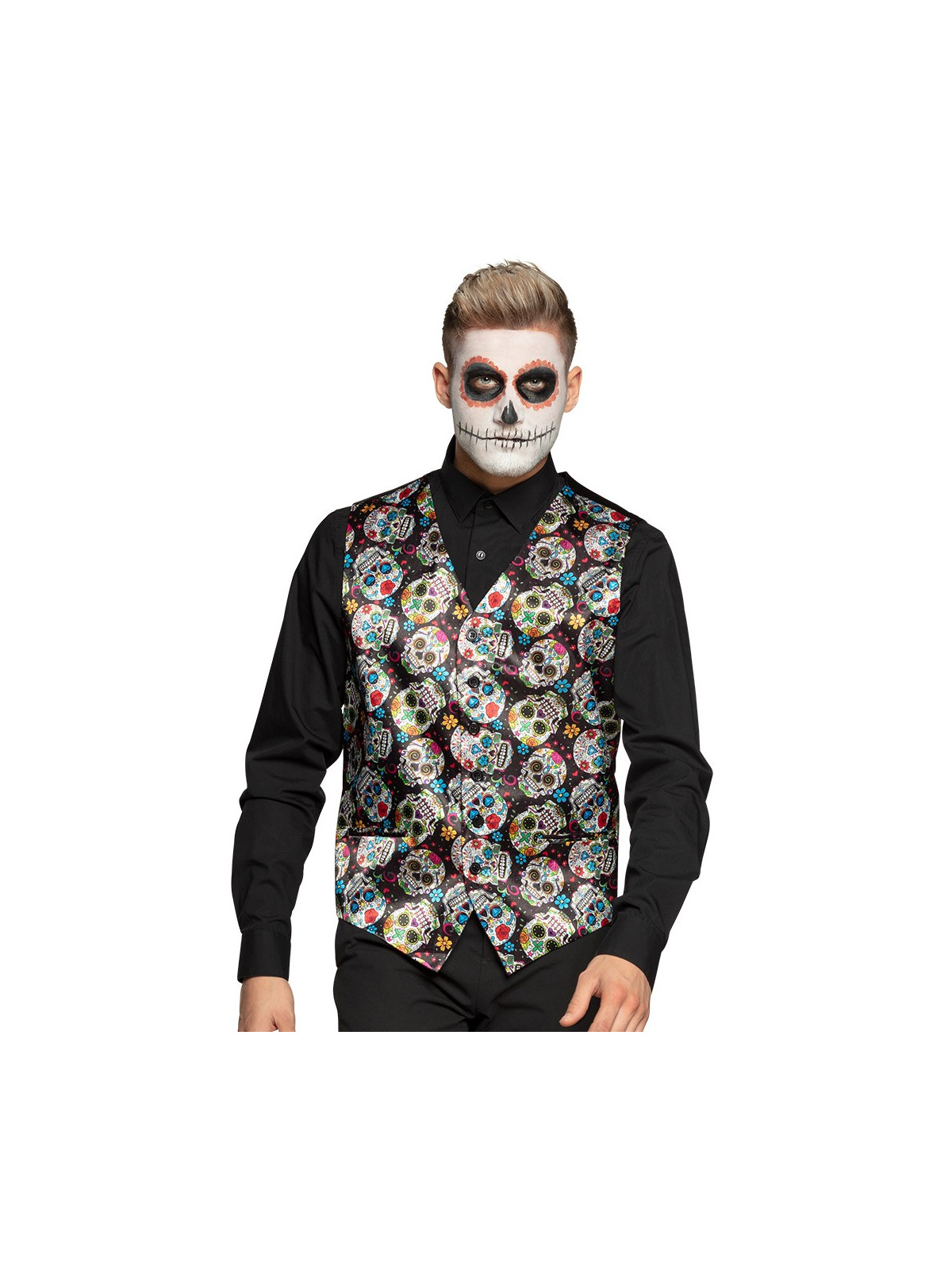 Pealuudega vest värviline atlas