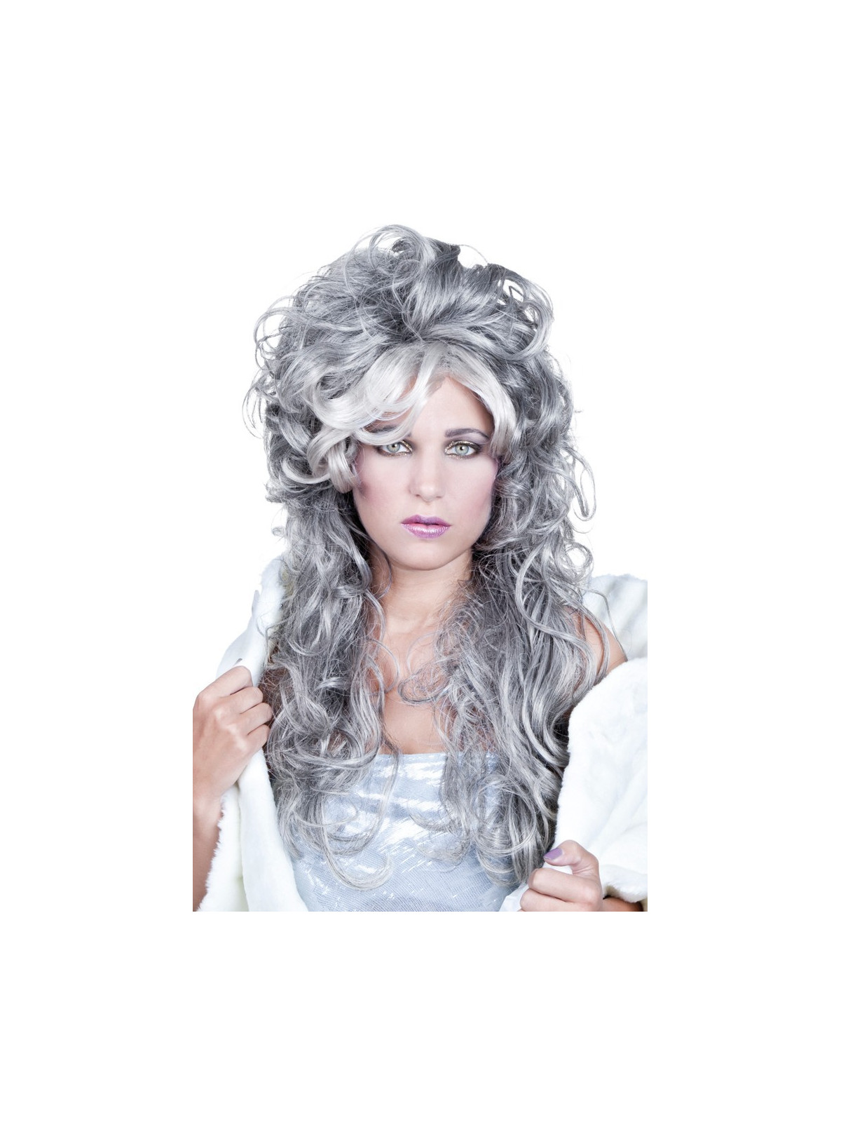 Jääkuninganna parukas lokkis