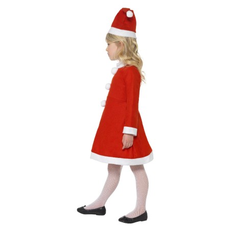 Tüdrukute jõulukleit pallinööpidega L