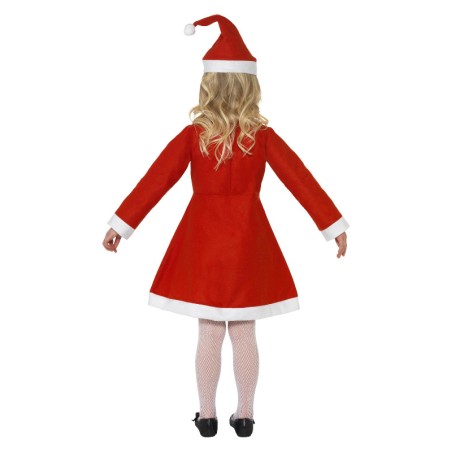 Tüdrukute jõulukleit pallinööpidega L