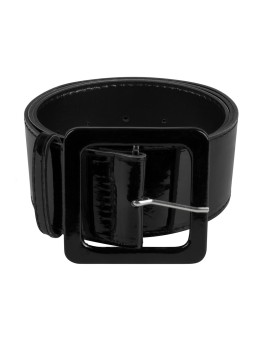 Must läikiv vöö 5,5cm lai